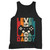 Vintage Level Up To Dad Retro Vintage Video Gamer New Dad Tank Top