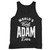 World S Best Adam Ever Tank Top
