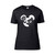 Black White Turning Red Mouse Head Women's T-Shirt Tee