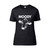 Moody Cow In White  Women's T-Shirt Tee