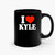 I Love Kyle Ceramic Mugs