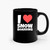 I Love Snowboarding Wiunter Snow Apres Ski Ceramic Mugs