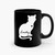 Lucky Black Cat Fitted Ceramic Mugs