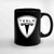 Tesla Logo Black Ceramic Mugs