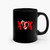 White Broken Heart Xxx Ceramic Mugs