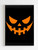 Pumpkin Face Halloween Dark Matte Poster