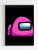 Among Us Pink Chathead Matte Poster