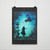 Alice In Wonderland Silhouette Poster Poster