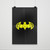 Daddy Super Hero Batman Logo Funny Poster