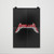 Metallica 3D Logo Poster