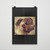 Mustache Dog Pug Funny Animal Poster