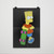 The Simpsons Skateboarding Bart Simpson Poster