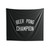 Beer Pong Champion Wall Tapestries