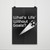 Whats Life Without Goals Logo Poster