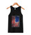 American Flag Usa Country Funny Cool Man's Tank Top