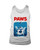 Paws Jaws Shark Parody Man's Tank Top Paws Jaws Shark Parody Man's Tank Top