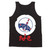 Battle Of Planets Kanji Plane Man's Tank Top