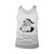 Santa Claus Black And White Christmas Man's Tank Top