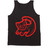 The Panther King Red Power Man's Tank Top