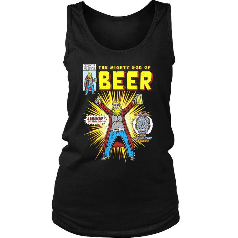 Mighty God Of Beer Women's Tank Top