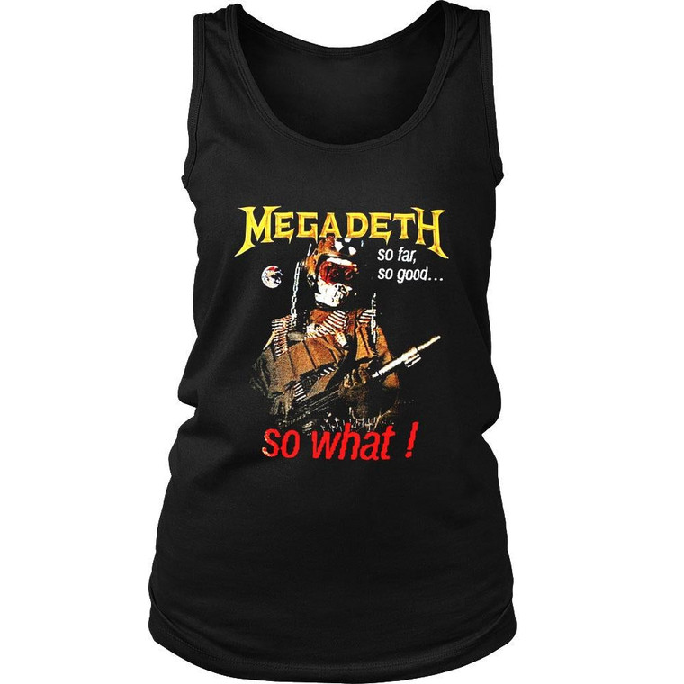 Megadeth So Far So Good So What Women's Tank Top
