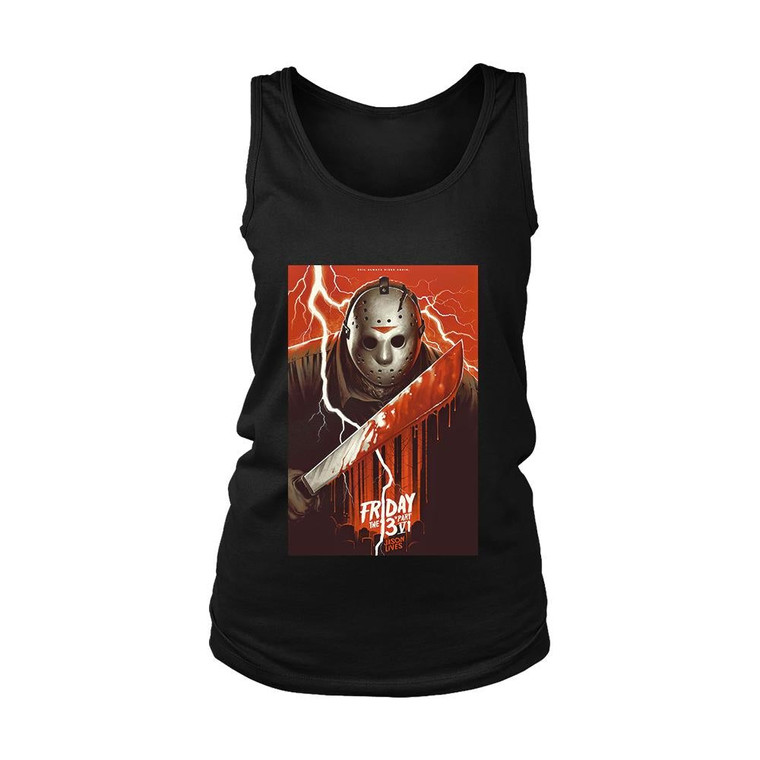 Friday The 13Th Part 4 Poster Jason Lives Women's Tank Top