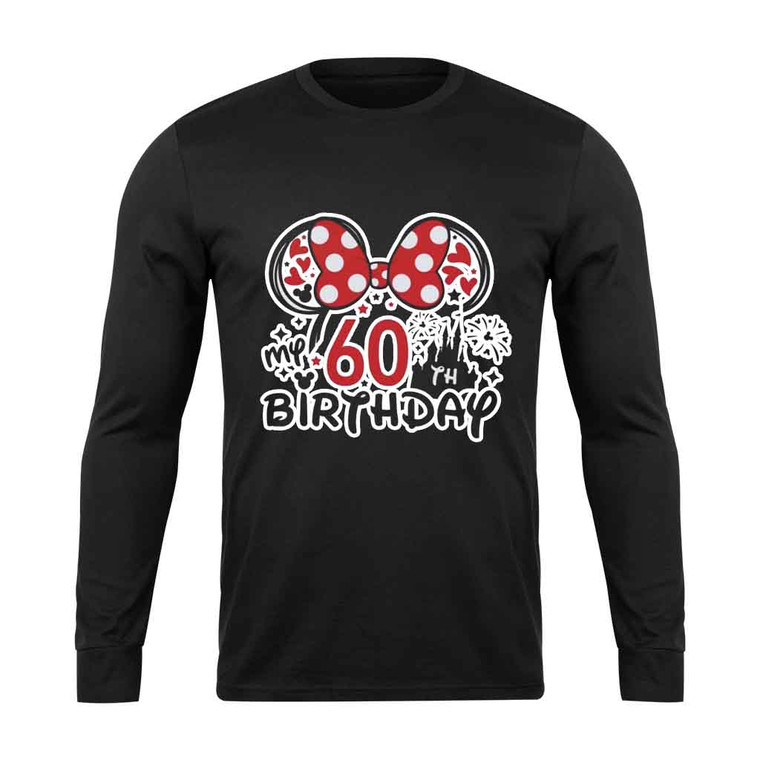 60th Birthday Disney Birthday Squad Long Sleeve T-Shirt