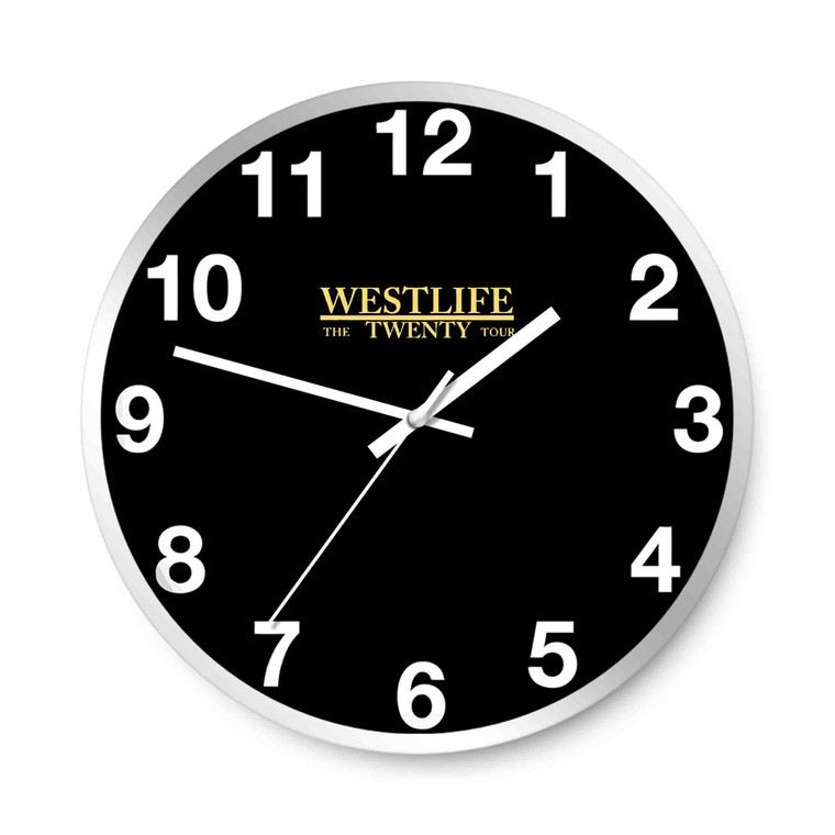 Westlife The Twenty Tour Wall Clocks
