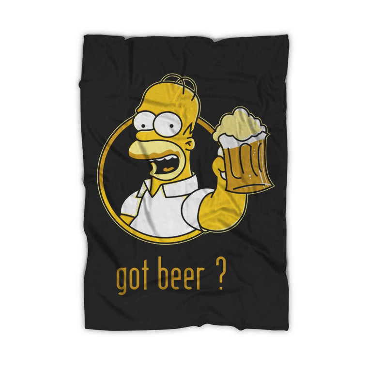 Homer Simpson Got Beer The Simpsons Blanket