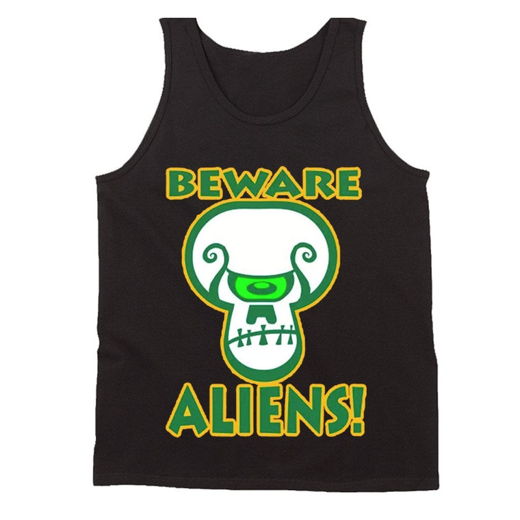 Beware Aliens Man's Tank Top
