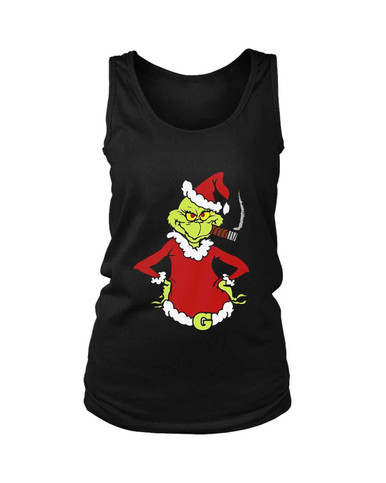 Grinch Who Stole Christmas Smoke Women's Tank Top