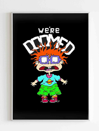 Chuckie We Are Doomed Rugrats Poster 6441