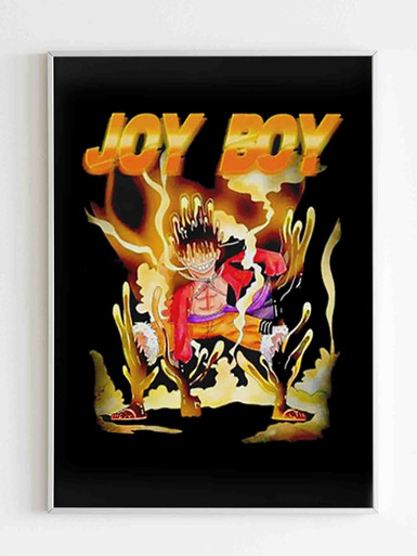 Anime Gear 5 Luffy Crew One Piece, Luffy Gear 5, Joy Boy laugh, Monkey D  Luffy Poster for Sale by LadaKholosho