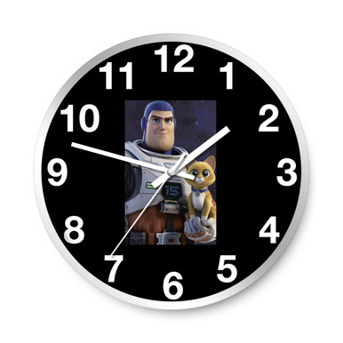 Buzz Lightyear New Movie Cat Robot Sox Astronaut Space Toy Story Sequel Pixar Wall Clocks