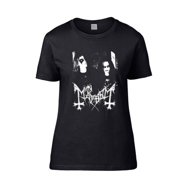 Mayhem Dead Morbid Norwegian Black Metal Euronymous Hellhammer Watain  Women's T-Shirt Tee