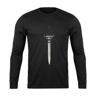 Danzig Logo Skull Sword Long Sleeve T-Shirt
