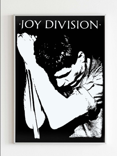 Joy Division Ian Curtis 公式ポスター＋額縁 Ian Curtis of Joy Division by Marc Tilli | Photography