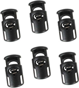 Liberty Mountain Posi Grip 1/8" CordLocks | 6 Pack | Black Liberty Mountain Posi Grip 1/8" CordLocks | 6 Pack | Black