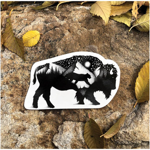 Sticker Art The Bison Sticker Art The Bison