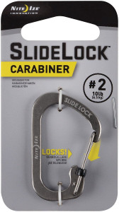 Nite Ize Carabiner Slidelock #2 | Stainless Steel Nite Ize Carabiner Slidelock #2 | Stainless Steel