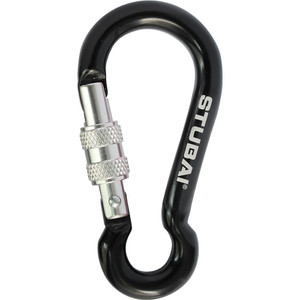 Stubai Minikarabiner Screw Gate | Black Stubai Minikarabiner Screw Gate | Black