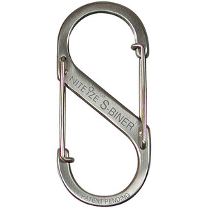 Nite Ize S-Biner #1 | Stainless | 2 Pack Nite Ize S-Biner #1 | Stainless | 2 Pack