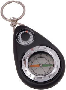 Munkees Keychain Compass | With Thermometer Munkees Keychain Compass | With Thermometer