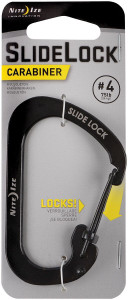 Nite Ize Carabiner Slidelock #4 | Black Nite Ize Carabiner Slidelock #4 | Black