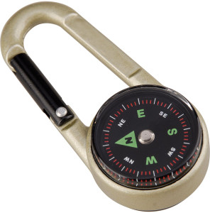 Munkees Carabiner Compass | With Thermometer Munkees Carabiner Compass | With Thermometer