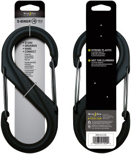 Nite Ize S-Biner Plastic #8 | Black Nite Ize S-Biner Plastic #8 | Black