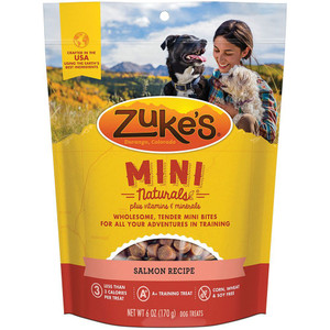 Zukes Mini Naturals- Salmon | 6 Oz Zukes Mini Naturals- Salmon | 6 Oz