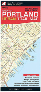 Map Adventures | Portland Maine Urban Trail Map Map Adventures | Portland Maine Urban Trail Map