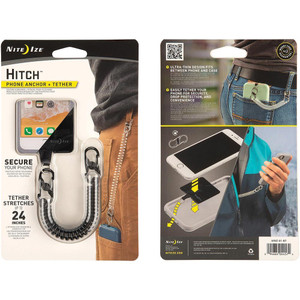 Nite Ize Hitch Phone Anchor & Tether | Black Microlocks