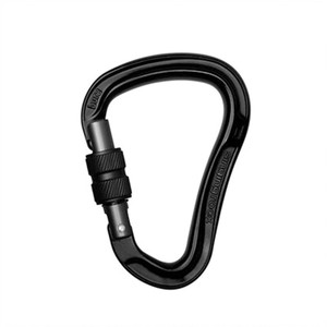 Singing Rock Bora HMS Screw Gate Anodized | Black